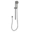 Pentro Round Handheld Shower Rail Set - Brushed Gun Metal