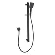 Bellino Square Handheld Shower Rail Set - Matte Black
