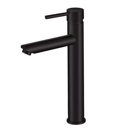 Pentro Round Tall Basin Mixer - Matte Black