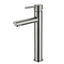 Pentro Round Tall Basin Mixer - Brushed Nickel