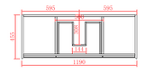 petra-wall-hung-double-drawers-pvc-vanity-1200mm-single-double-bowl