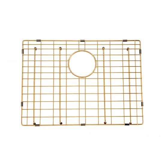 AQU Brushed Brass Kitchen Sink Set (600x450x230)