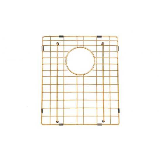 AQU Brushed Brass Kitchen Sink Set (390x450x215)