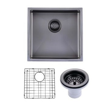 AQU Gunmetal Kitchen Sink (440x440x205)