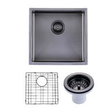 AQU Gunmetal Kitchen Sink (440x440x205)