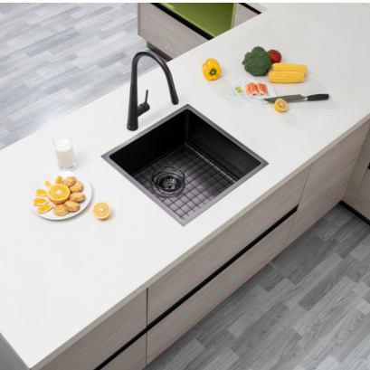 AQU Gunmetal Kitchen Sink (440x440x205)