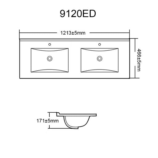 STELLA PVC Wall Hung Vanity 1200mm