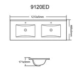 STELLA PVC Wall Hung Vanity 1200mm