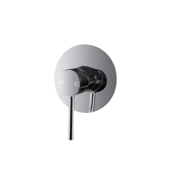 Pentro Round Shower Mixer Tap - Chrome