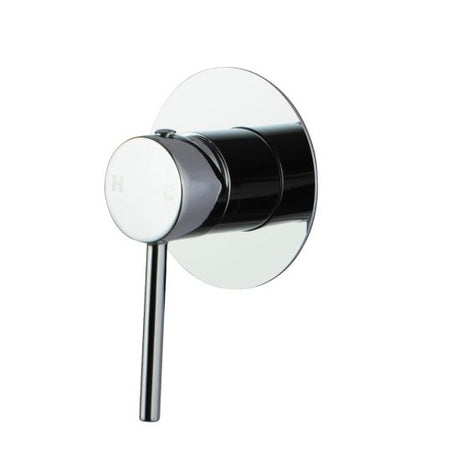 Pentro Round Shower Mixer With 65mm Thin Plate - Chrome