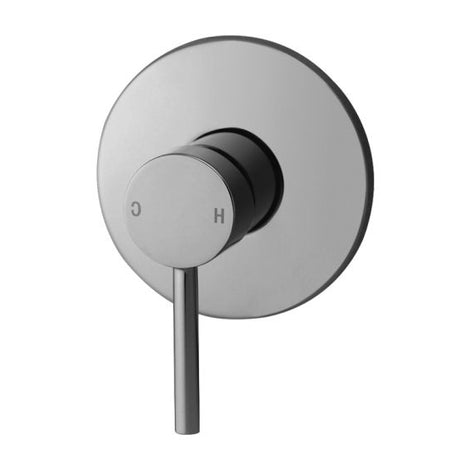 Pentro Round Shower Mixer Tap - Brushed Nickel