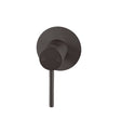 Pentro Round Shower Mixer With 65mm Thin Plate - Brushed Gun Metal