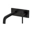 Pentro Wall Mixer With Round Spout - Matte Black