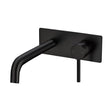 Pentro Wall Mixer With Round Spout - Matte Black