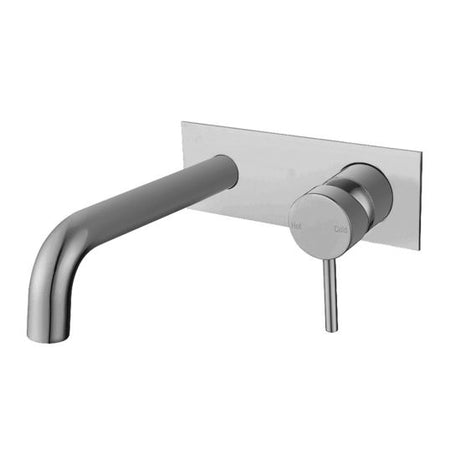 Pentro Wall Mixer With Round Spout - Brushed Nickel