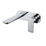 Persano Bathtub Basin Wall Mixer With Spout - Chrome