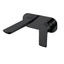 Persano Bathtub Basin Wall Mixer With Spout - Matte Black