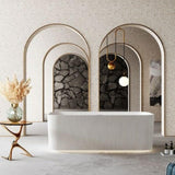 MILANO Free-Standing Bathtub with Non-Overflow (Gloss White) (1500/1700mm)