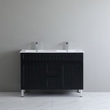 ACACIA SHAKER PVC Floor Vanity 1200mm (Double Bowl)
