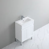 ACACIA SHAKER PVC Floor Vanity 600